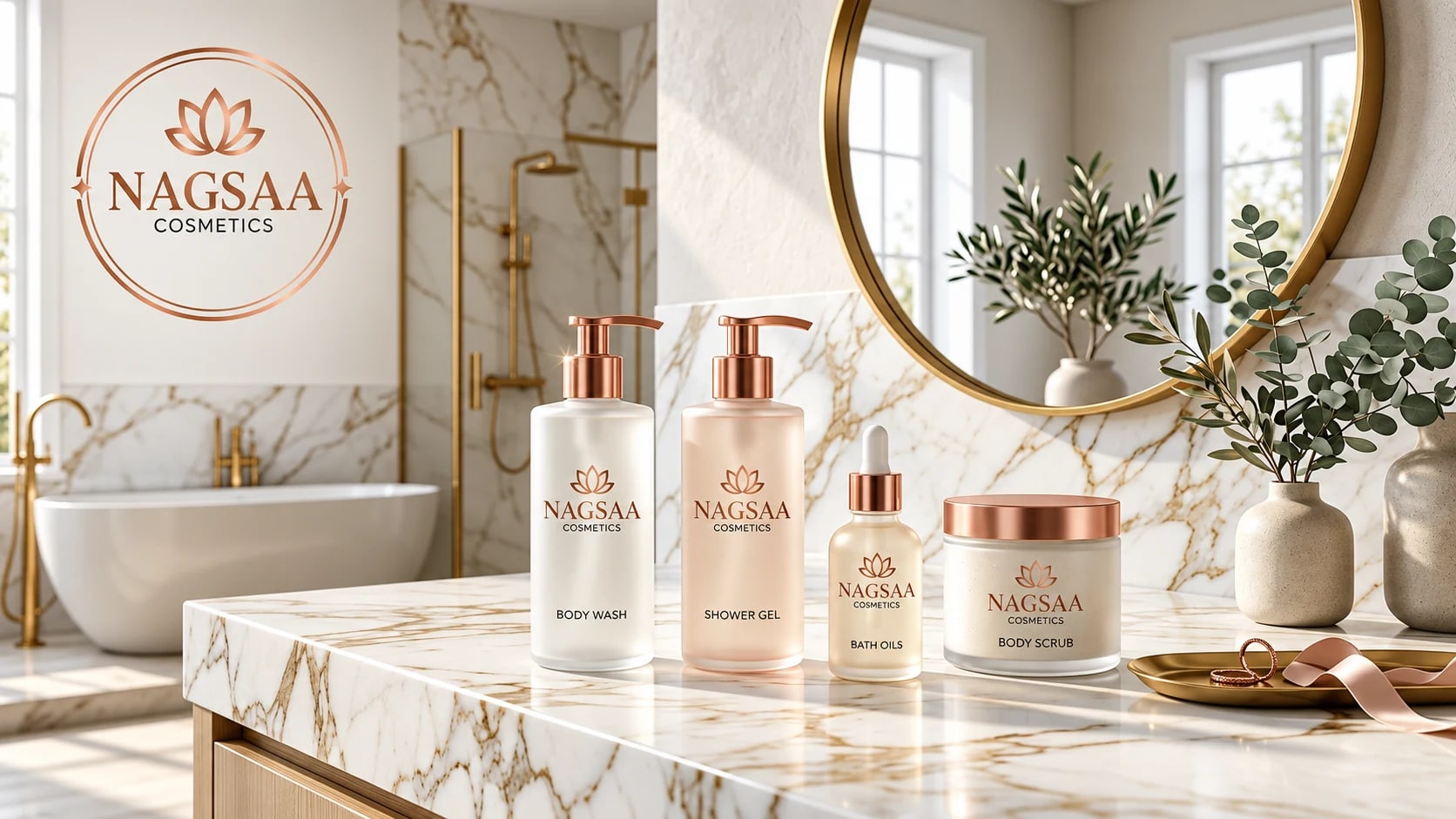 Enhanced Nagsaa Cosmetics personal care collection
